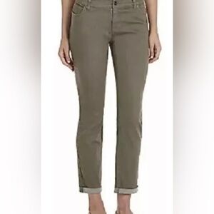 Two by Vince Camuto Jeans Light Green Roll Cuff Stretch Skinny Leg Size 31